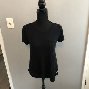 Hollister XS Black Short Sleeve Top
